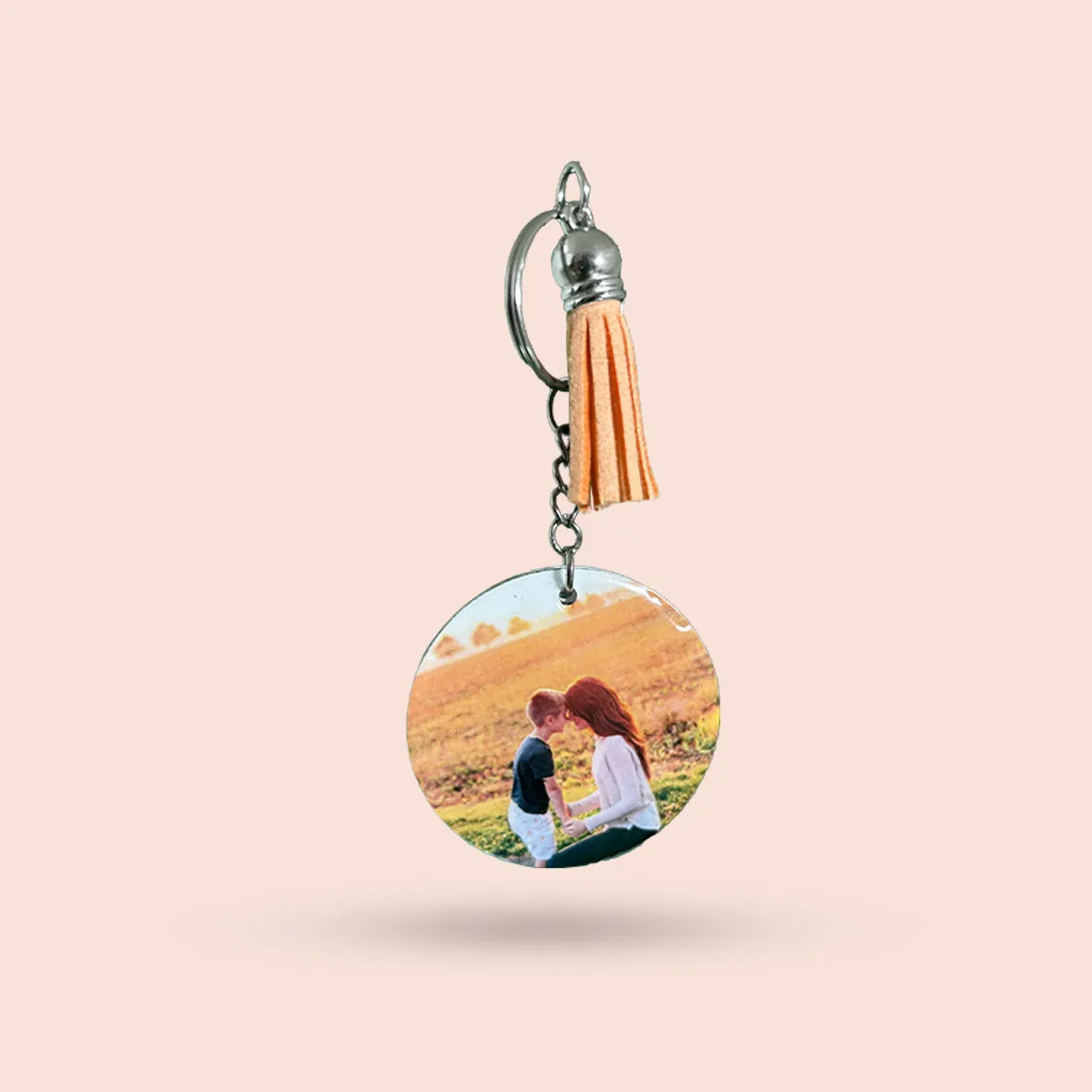 Porte-clé MémoClé personnalisé avec photo et QR code